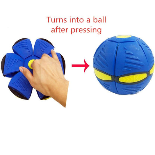 Elastic Deformation Soccer Football Training Toys Throwing UFO Ball Outdoor Toys - ChildAngle