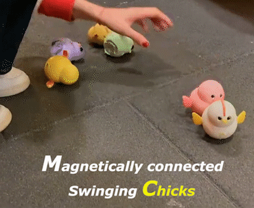 Electric Swing Chick Magnetic Walking Duck Interactive Toy for Kids - ChildAngle