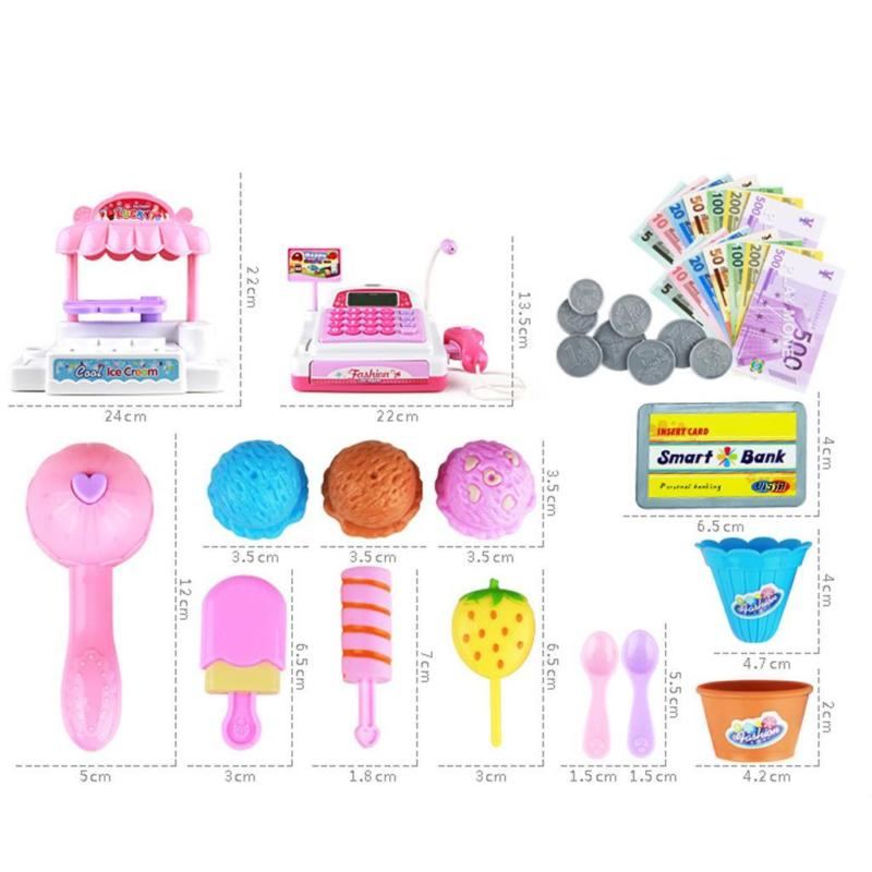Ice Cream Store Cash Register Toy Set - ChildAngle
