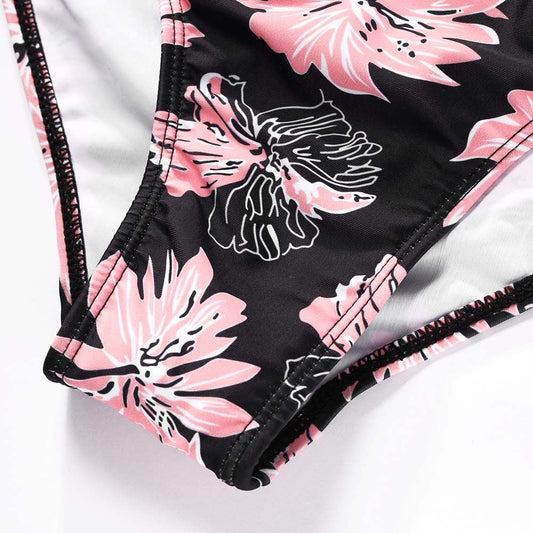 Matching Family Swimsuit Flower Printing Floral Bikini Set - ChildAngle