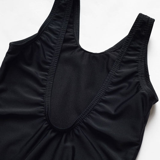 Matching Family Swimsuit Solid Letter Print One Piece Swimsuit - ChildAngle