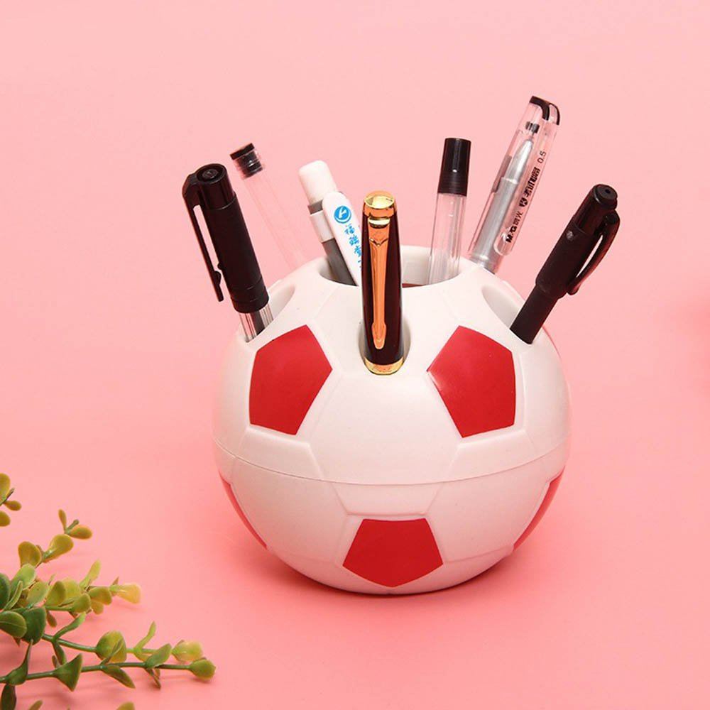 fussbälle aufbewahren Stifthalter Fußball Fußball Kunststoff Bleistift Aufbewahrung Organizer Schule – ChildAngle
