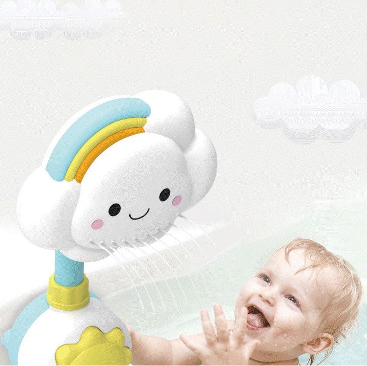 Rainbow Cloud Shower Spray Toys Bathing Tub Fountain - ChildAngle
