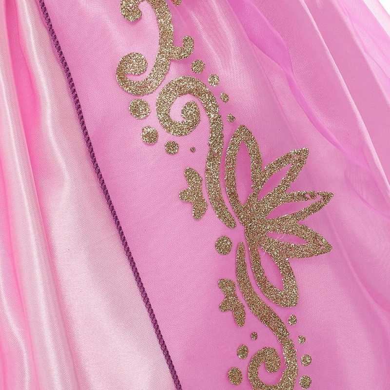 Rapunzel Costumes for Kids Tangled Princess Costume Dress for Girl - ChildAngle