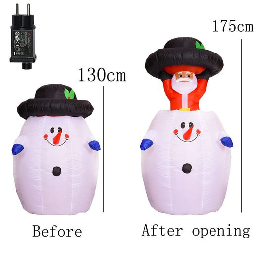 Snowman Yard Inflatable Outdoor Decoration for Christmas - ChildAngle