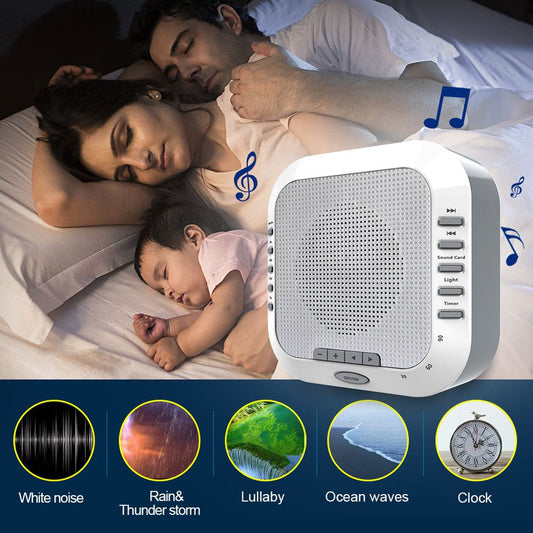 White Noise Machine For Kids USB Rechargeable Sleep Sound Machine - ChildAngle