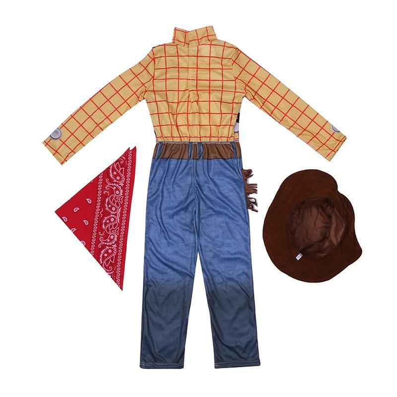 Woody Halloween Costume Toddlers Toy Story 4 Outfit with Hat - ChildAngle