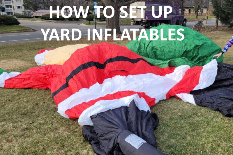 Yard Inflatables 101: How to Set up Yard Inflatables