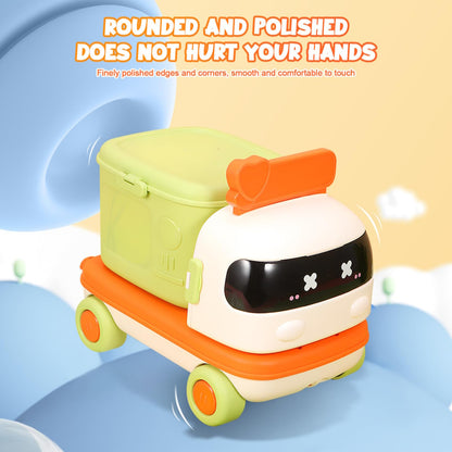 Dental Clinic 2-in-1 Pretend Play Pull-Along Car with Dentist Tools & Storage - ChildAngle