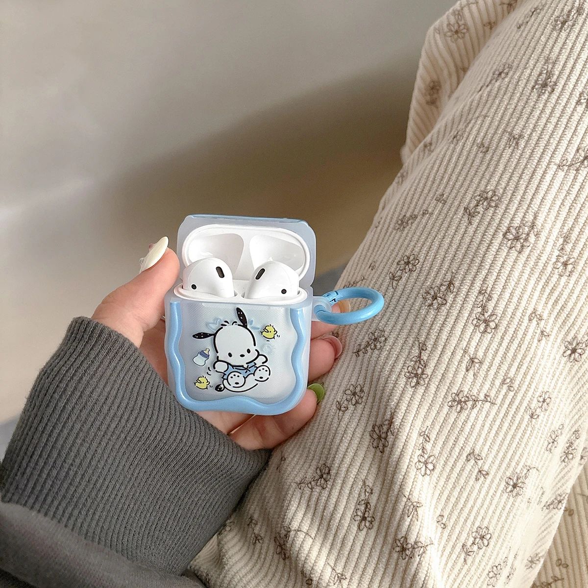 Cute 3D Kawaii AirPod Case Sanrio AirPods Case With pendant