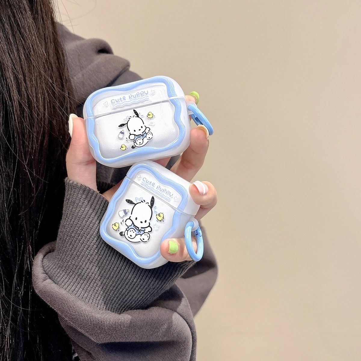 Cute 3D Kawaii AirPod Case Sanrio AirPods Case With pendant