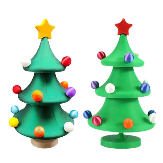 3D Printed Christmas Tree Spinning and Dancing