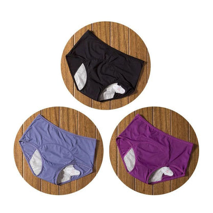 3PCS Washable Incontinence Underwear Leak Proof Menstrual Panties Briefs for Postpartum Women - ChildAngle