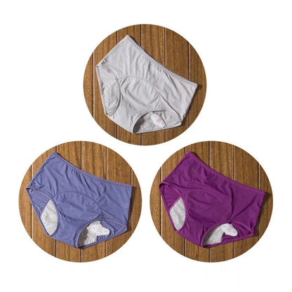 3PCS Washable Incontinence Underwear Leak Proof Menstrual Panties Briefs for Postpartum Women - ChildAngle