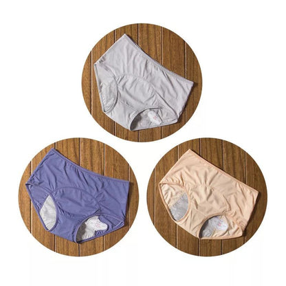 3PCS Washable Incontinence Underwear Leak Proof Menstrual Panties Briefs for Postpartum Women - ChildAngle