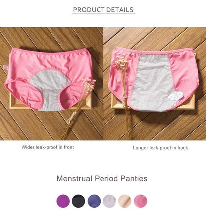 3PCS Washable Incontinence Underwear Leak Proof Menstrual Panties Briefs for Postpartum Women - ChildAngle