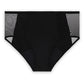 3PCS Women Washable Incontinence Underwear Hollow Out Leakproof High Waist Brief - ChildAngle
