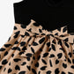 Matching Family Outfits Mommy and Me Dress Leopard Bowknot Dresses - ChildAngle