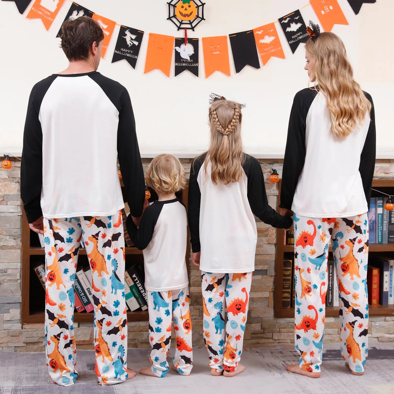 Family Matching Halloween Ghostface Pajamas Set, Funny Printed PJs Holiday  Lounge Wear Sleepwear for Couples Men Women