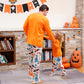 Halloween Family Pajama Trick or Treat Boo Matching Halloween Skull Print Sleepwear Family Look Pyjamas - ChildAngle