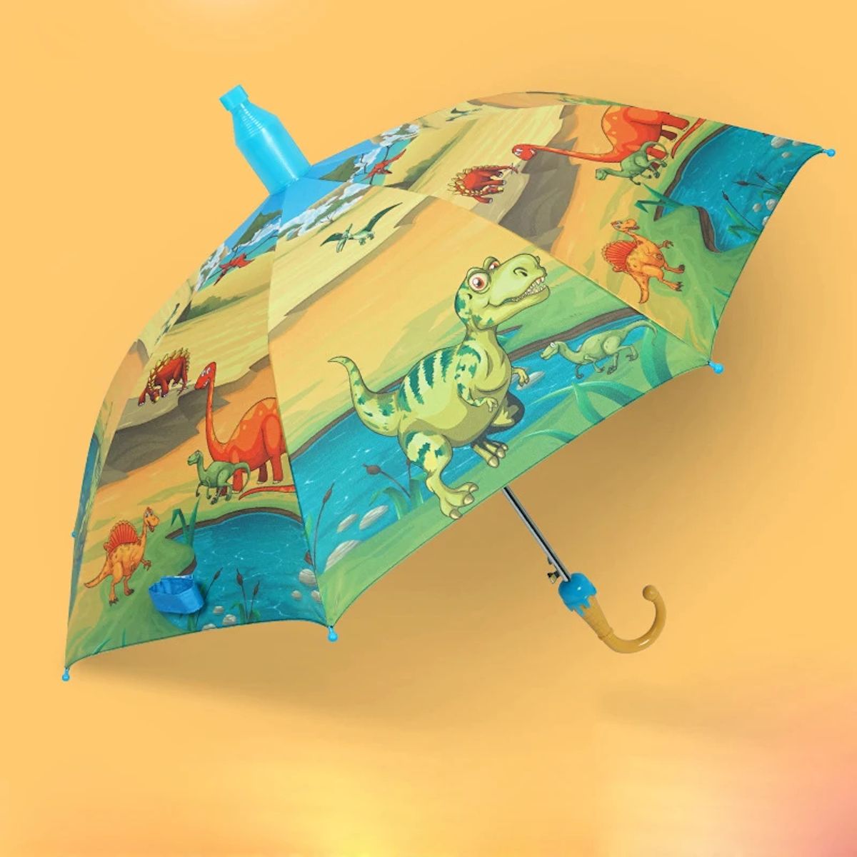 Kids Umbrella Lovely Cartoon Animal Rain Stick Umbrella - ChildAngle