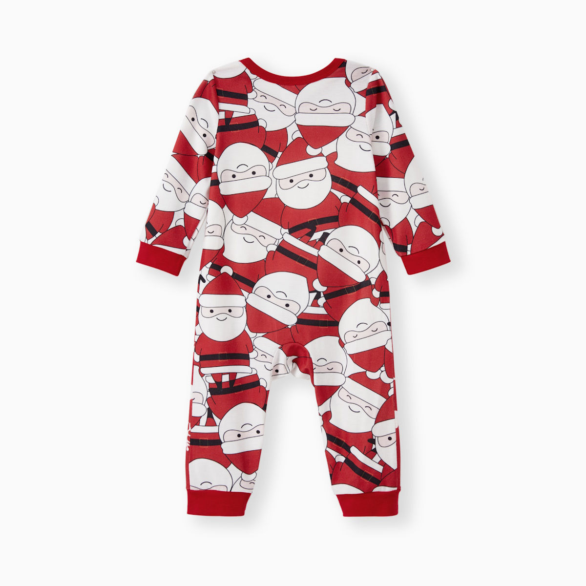 Allover Santa Claus Pajamas for Family Merry Xmas Reindeer Snowflake - ChildAngle