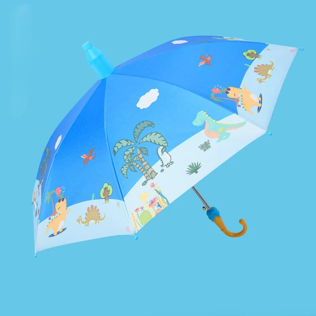 Kids Umbrella Lovely Cartoon Animal Rain Stick Umbrella - ChildAngle