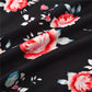 Black Family Matching Dress Floral Maxi Dress for Mommy and Me Matching Outfits - ChildAngle
