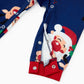 Bluey Santa Claus Pajamas for Family Father Santa Rudolph FA LA LA Print - ChildAngle