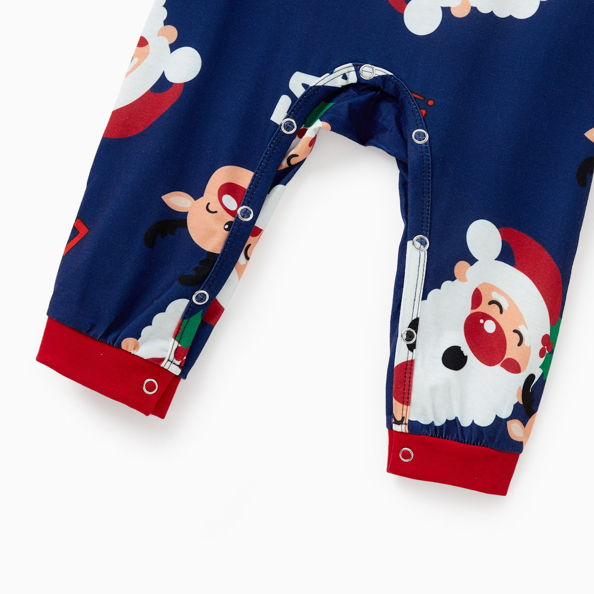 Bluey Santa Claus Pajamas for Family Father Santa Rudolph FA LA LA Print - ChildAngle