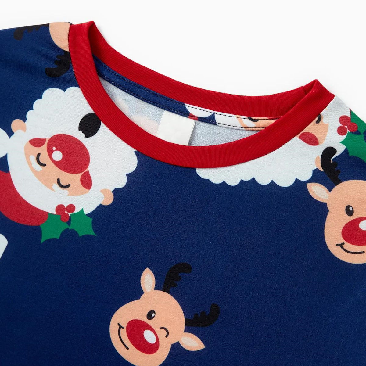 Bluey Santa Claus Pajamas for Family Father Santa Rudolph FA LA LA Print - ChildAngle