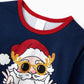 Bluey Santa Claus Pajamas for Family Santa Claus Glasses Hat Snowflake Gifts - ChildAngle