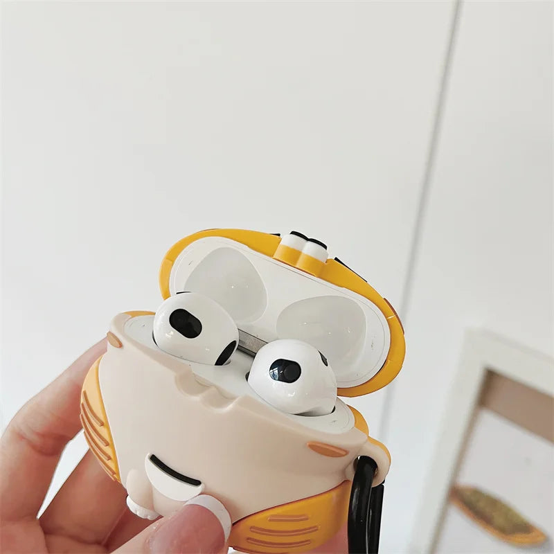 Cat AirPod Case Cartoon Cat TPU Earphone AirPods Case