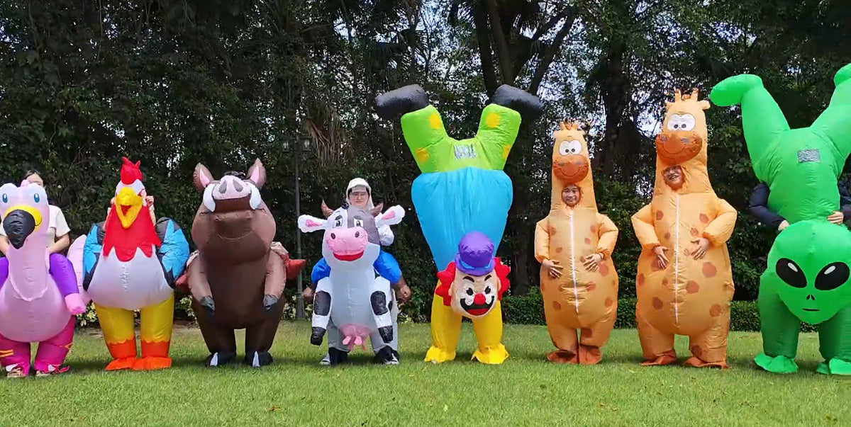 Load video: Animal Inflatable Costumes - ChildAngle