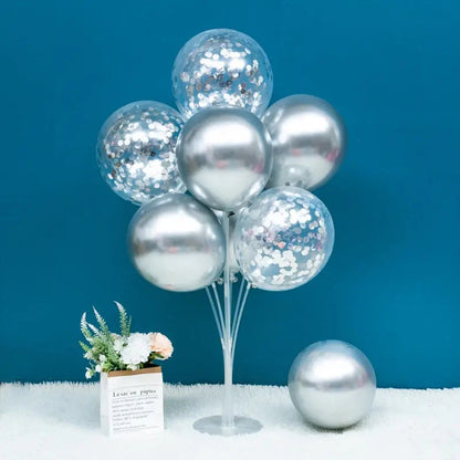 10 inch Matching Metallic Balloon Confetti Decorative Latex Balloon for Parties Decoration - ChildAngle