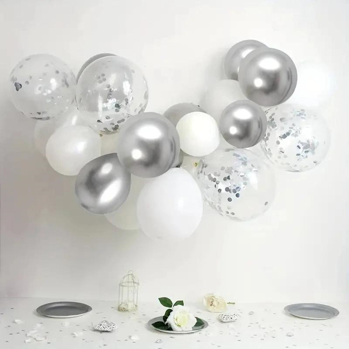 10 inch Matching Metallic Balloon Confetti Decorative Latex Balloon for Parties Decoration - ChildAngle