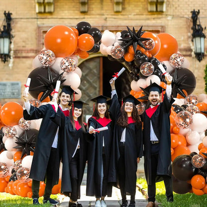 100PCS 22'' Starburst Confetti Halloween Balloon Garland and Arch Set - ChildAngle