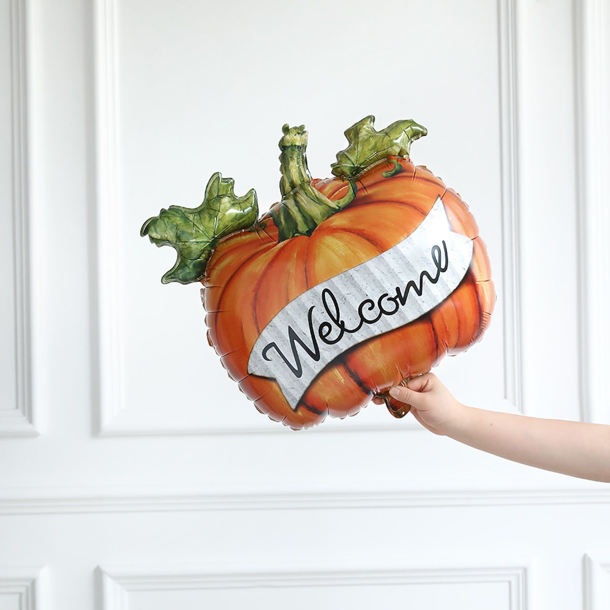 105 PCS 26'' Thanksgiving Day Balloons Giant Stacking Pumpkin Maple Leaf Foil Balloon Harvest Party Decoration - ChildAngle