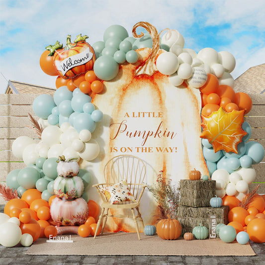 105 PCS 26'' Thanksgiving Day Balloons Giant Stacking Pumpkin Maple Leaf Foil Balloon Harvest Party Decoration - ChildAngle