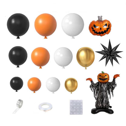 107PCS 32'' Bat Ghost Pumpkin Balloon Halloween Balloon Garland Decors - ChildAngle