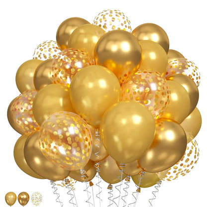 10 inch Metallic Balloon Black Gold Silver Green Pink Decorative Balloon for Parties Birthday - ChildAngle