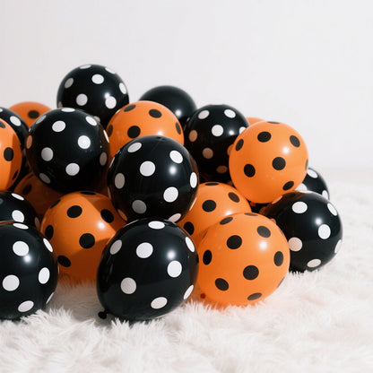 143PCS 18'' Latex Balloon for Halloween Party Eyeball Dot Confetti Colored Balloon Set - ChildAngle