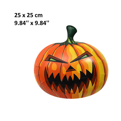 1PC 10'' Balloon Centerpiece for Table Pumpkin Eyeball Skull Ghost Balloon Focal - ChildAngle