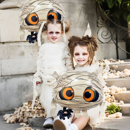 1PC 18'' Balloon Centerpiece for Table BOO Pumpkin Mummy Balloon Focal - ChildAngle