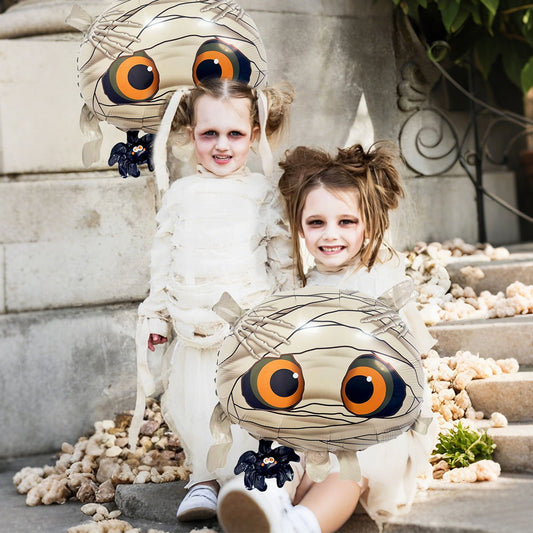 1PC 18'' Balloon Centerpiece for Table BOO Pumpkin Mummy Balloon Focal - ChildAngle