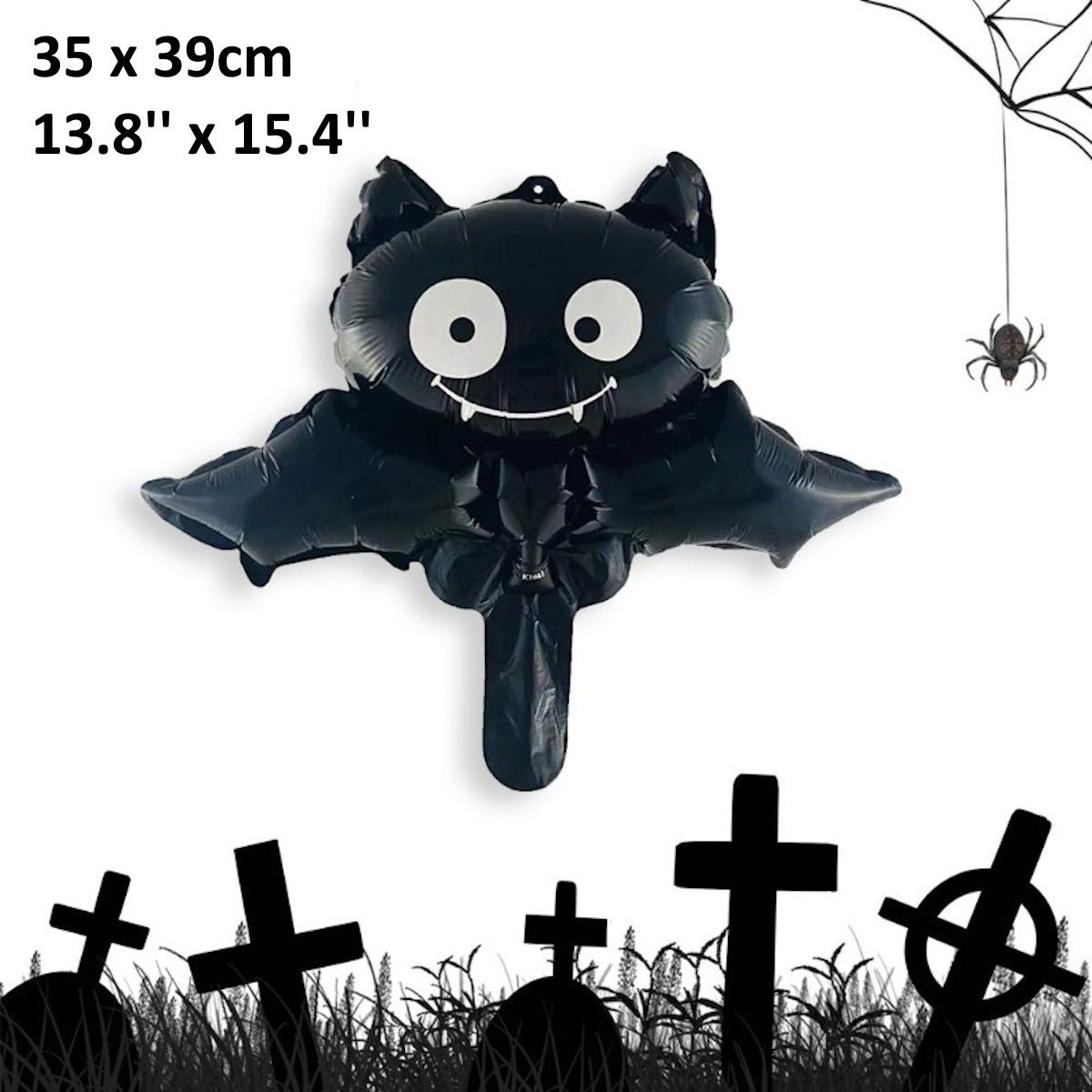 1PC 18'' Balloon Centerpiece for Table Pumpkin Skull Witch Spider Bat Balloon Balloon Focal - ChildAngle