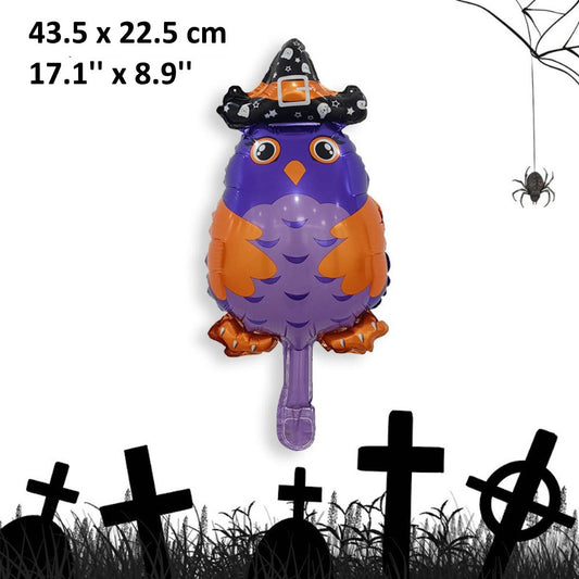 1PC 18'' Balloon Centerpiece for Table Pumpkin Skull Witch Spider Bat Balloon Balloon Focal - ChildAngle