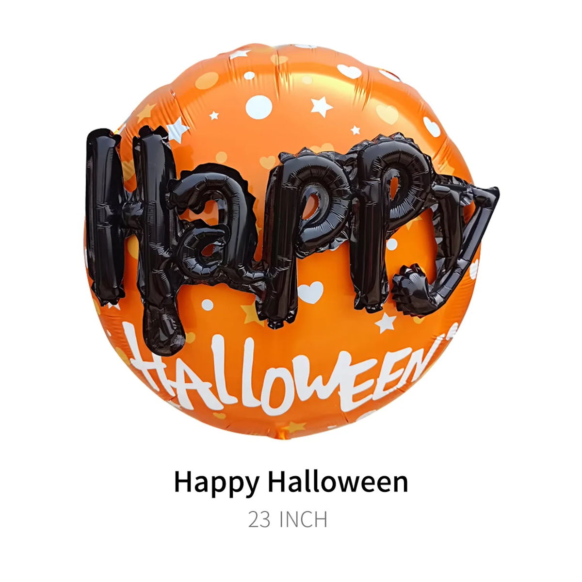 1PC 26'' Balloon Centerpiece Happy Halloween Pumpkin Spider Web for Arch Balloon Focal