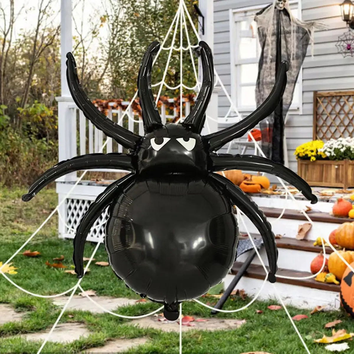 1PC 30' Balloon Centerpiece Black Cat Spider Witch Hat for Arch Balloon Focal - ChildAngle