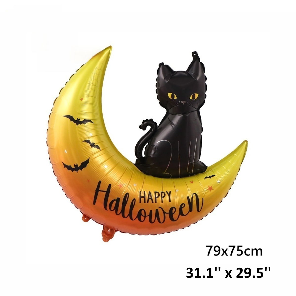 1PC 30'' Balloon Centerpiece Pumpkin Eyeball Black Cat on Moon Spider for Arch Balloon Focal - ChildAngle